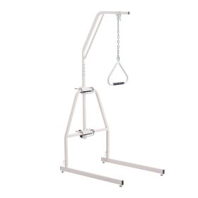 Trapeze Bar for Bed Mobility, Bed Trapeze with Clamps and Floor Stand, 250LBS Weight Capacity Bed Pull Up Assist for Elderly, Patients & Disabled