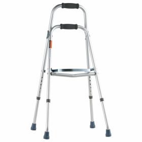 Folding Hemi Walker, One Arm Folding Walker for Seniors with 6-Level Adjustable Height