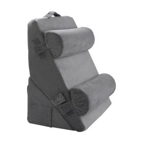 Wedge Pillow for Sleeping, 4 Pcs Adjustable Orthopedic Bed Wedge Set, Support Arm Leg Neck Shoulder, Post Surgery Pillow for Back Pain, Acid Refl
