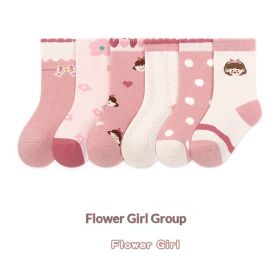 Cartoon stockings (Option: Pink Girl-S)
