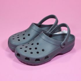 Crocs Unisex-Adult Sandals for Home (Color: dark grey, size: 39-40)