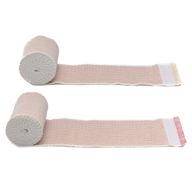 Elastic Bandage with Self-Closure 2-Pack (Color: Sand, size: 4")