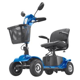 Heavy-Duty 4 Wheel Mobility Scooter for Adults & Seniors - Folding Electric Powered Mobility Scooter & 12 Mile Long Range (Range (km): 25 km, Quantity: 4 Wheels)